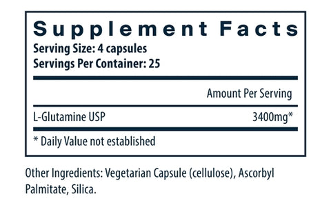 Glutamine 3400 mg Vital Nutrients