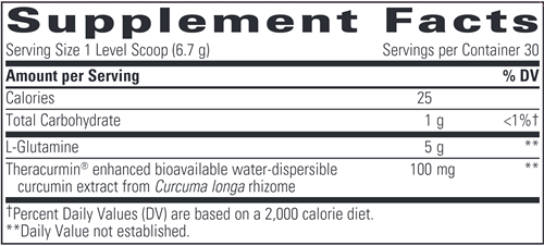 Glutamine Forte Lemon Lime Drink Mix 201g (Integrative Therapeutics)