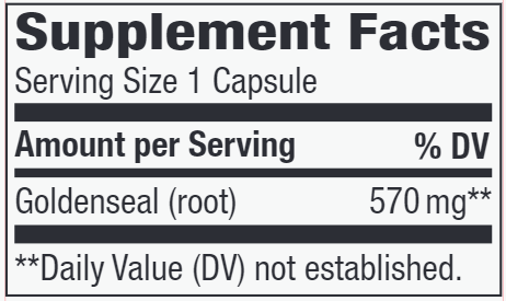 Goldenseal Root veg capsules (Nature's Way)