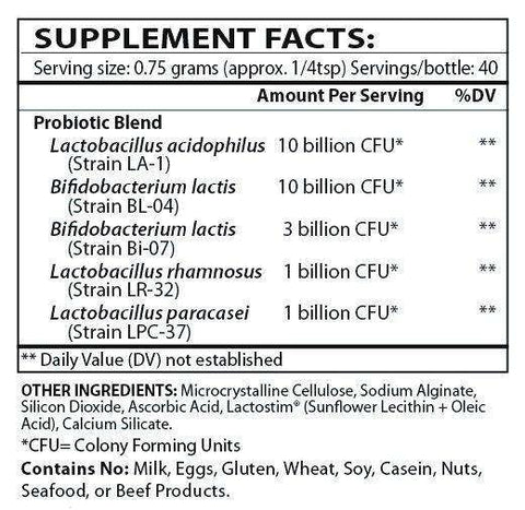 Granular Theralac - Master Supplements Supplement Facts