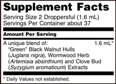 Green Black Walnut Wormwood Complex Liquid (NOW)