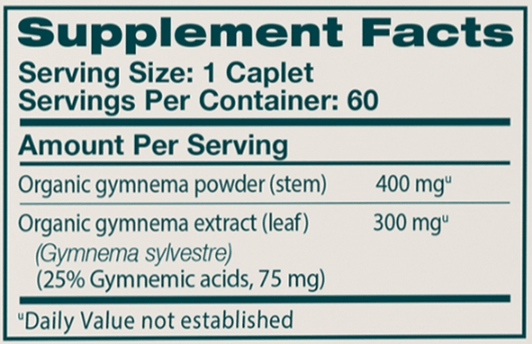 Gymnema (Himalaya Wellness) supplement facts