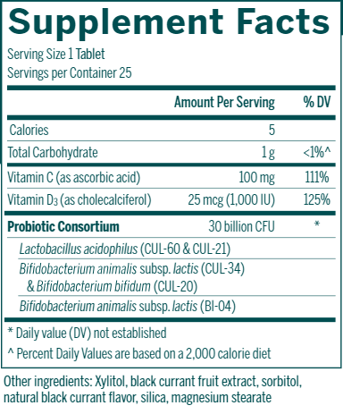 HMF Immune Chewable (shelf-stable) (Genestra)