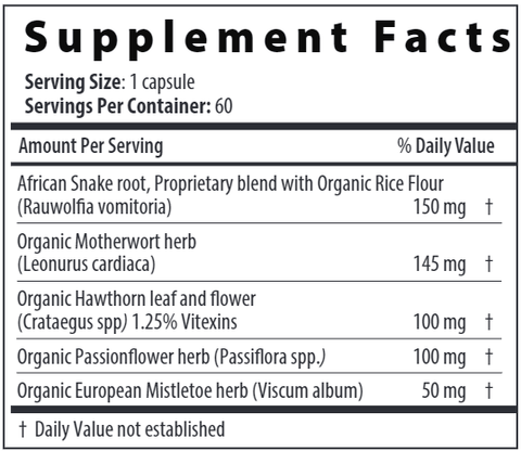 HTN 180 Px-Extra Strength (Restorative Formulations) Supplement Facts