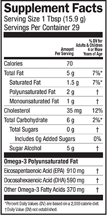 High Potency Omega-3 Key Lime Pie (Barlean's Organic Oils)