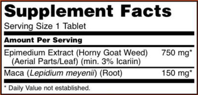 Horny Goat Weed Extract 750 mg (NOW)