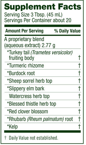 Immune Essence (Flora) Supplement Facts