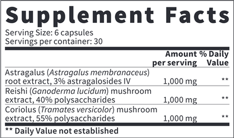 ImmunoPress (Vitazan Pro) Supplement Facts