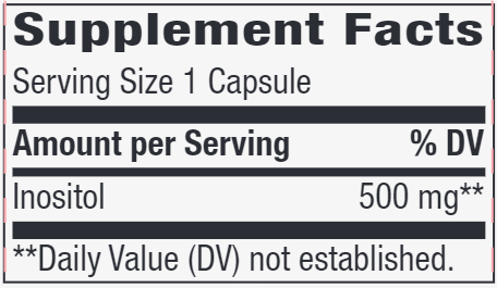 Inositol 500 mg (Nature's Way)