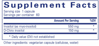 Inositol Complex (Pure Encapsulations) supplement facts