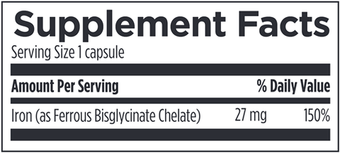 Iron Bisglycinate (Designs for Sport)