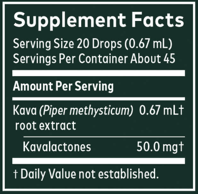 Kava Kava Root Extra Strength (Gaia Herbs)