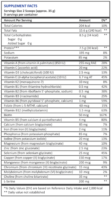 Keto-Elemental Nutrition Thai Soup Vita Aid