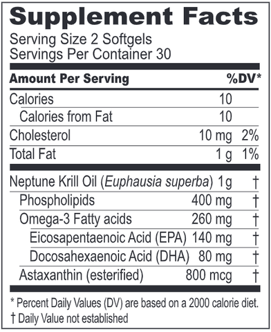 Krill Oil 500 mg (Longevity Science)