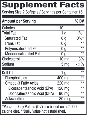 Krill Oil 500 mg (Nature's Way)