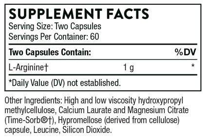 L-Arginine - Sustained Release (formerly Perfusia-SR) Thorne