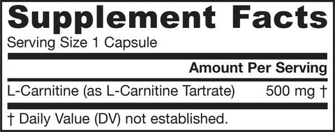 L-Carnitine 500 mg (Jarrow Formulas)