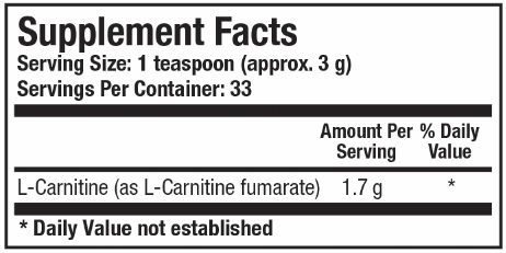 L-Carnitine Powder (Biotics Research)