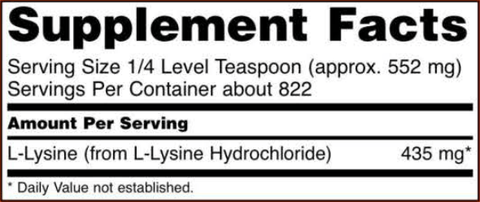 L-Lysine Powder (NOW)