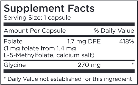 L-Methylfolate 1 mg (MethylPro)