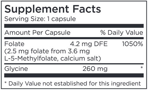 L-Methylfolate 2.5 mg (MethylPro)