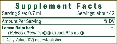 Lemon Balm (Herb Pharm)