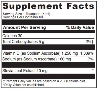 Liposomal C DaVinci Labs Supplement Facts