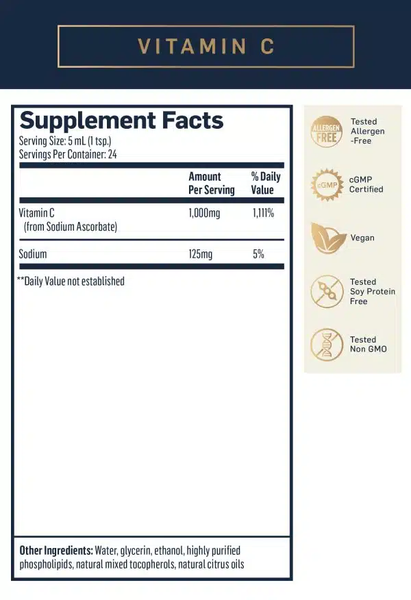 Liposomal Vitamin C Quicksilver Scientific