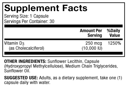 Liposomal Vitamin D3 10,000 IU (Dr. Mercola)