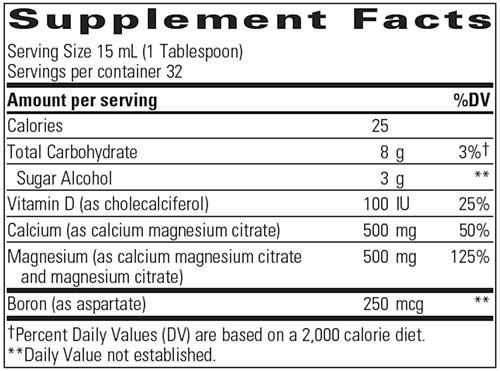 Liquid Calcium / Magnesium 1:1 Berry Flavor 16oz (Integrative Therapeutics)