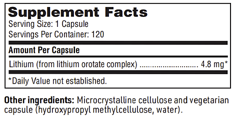 Lithium Orotate Klaire Labs