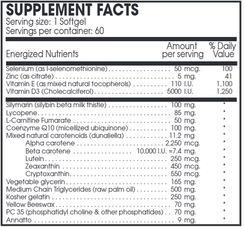 Liva Guard Forte (Perque) Supplement Facts