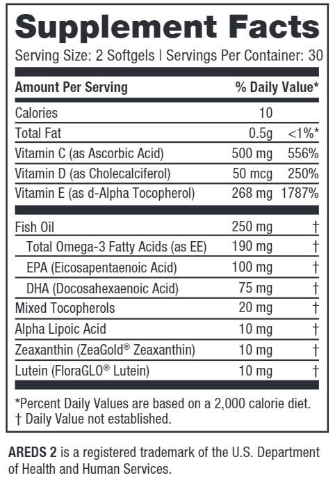 Macular Health AREDS 2 EyePromise