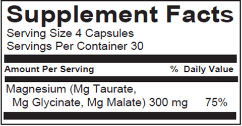 Mag Complete (Nutritional Frontiers) Supplement Facts