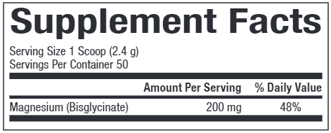 Magnesium Bisglycinate (Bioclinic Naturals)