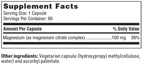 Magnesium Citrate (Klaire Labs)