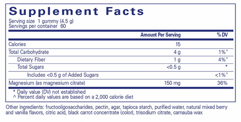 Magnesium Gummy (Pure Encapsulations)