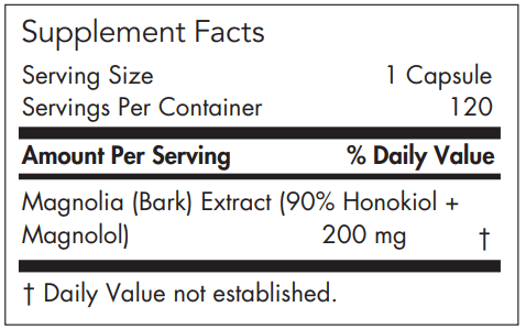 Magnolia Extract (Allergy Research Group)