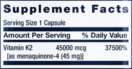 Mega Vitamin K2 (Life Extension)