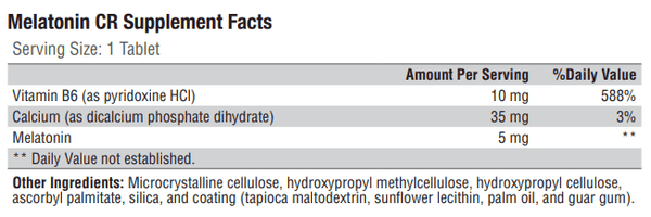 Melatonin CR (Xymogen)