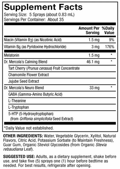 Melatonin (Dr. Mercola)