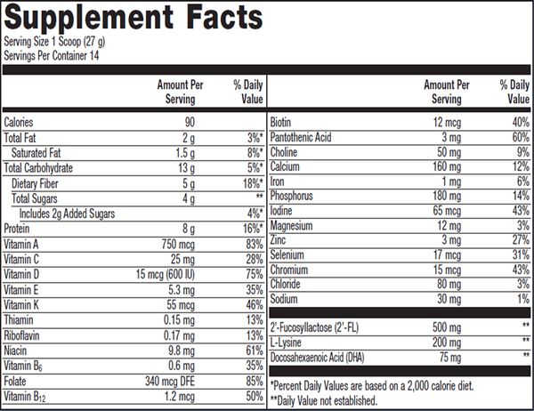 MetaKids Nutrition Powder Vanilla (Metagenics)