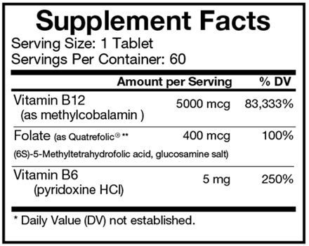 Methyl B12 Plus 5000 mcg (Bio-Design)