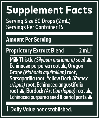 Milk Thistle Yellow Dock Supreme (Gaia Herbs)