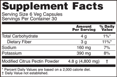 Modified Citrus Pectin 800 mg (NOW)