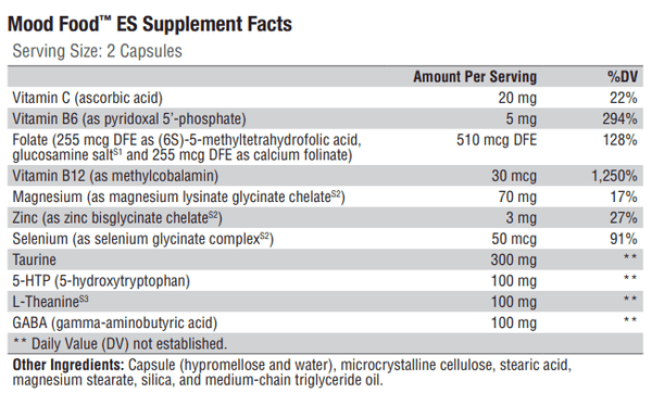 Mood Food ES (Xymogen)