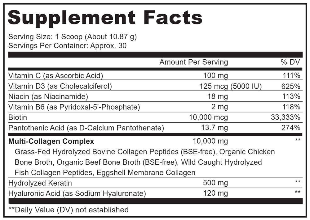 Multi Collagen Powder Platinum (Codeage)