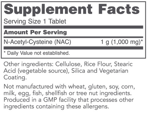 NAC 1,000 mg (Protocol for Life Balance)