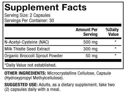 NAC with Milk Thistle (Dr. Mercola)