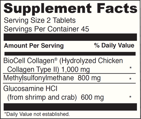 Natures Collagen DaVinci Labs Supplement Facts